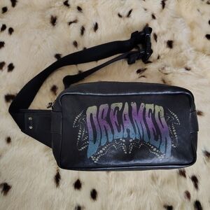 Paul Smith Black Leather Dreamer Bum Bag Crossbody $595 Retail Mens Zipper Bag